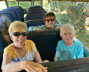 girls on the bus