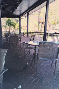 The patio